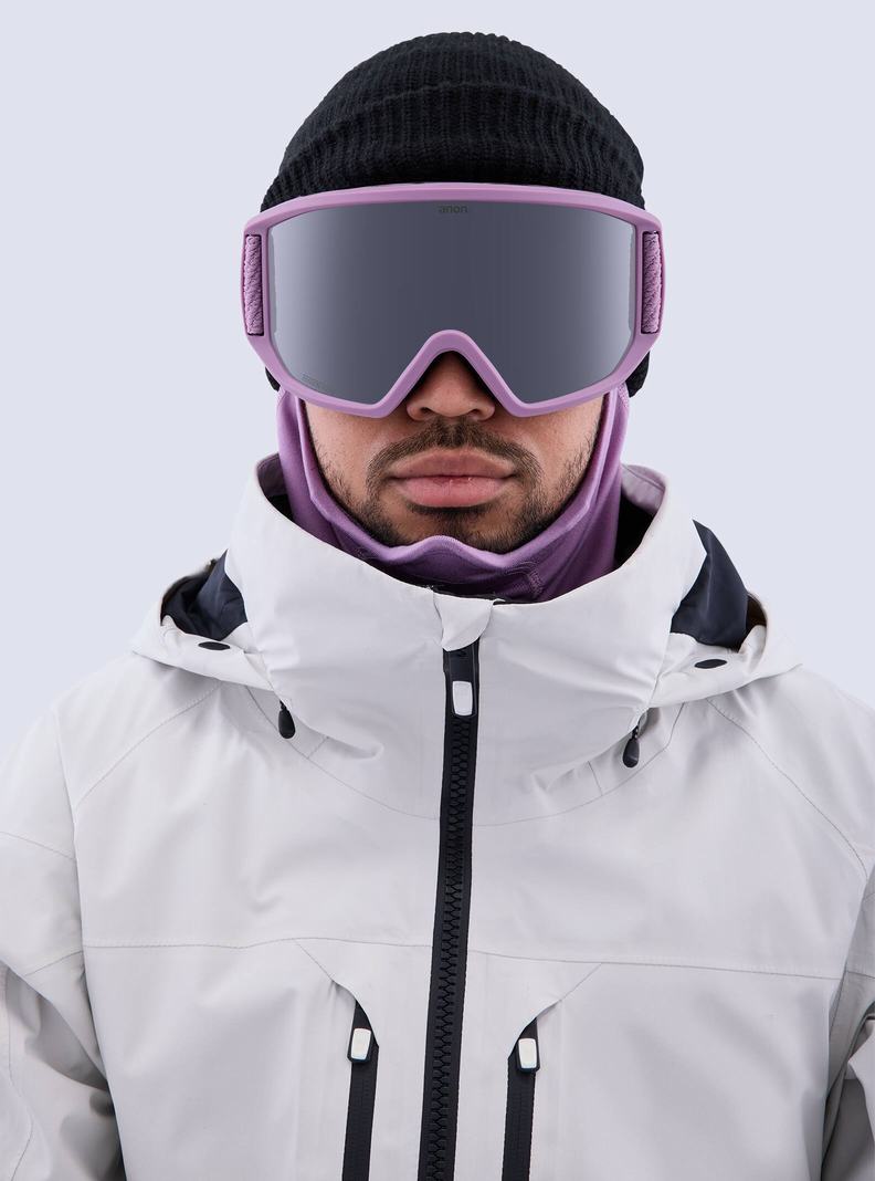 Lunette Ski Burton Anon Relapse Goggles + Bonus Lens Femme Violette Orange Noir | 825793-FXW