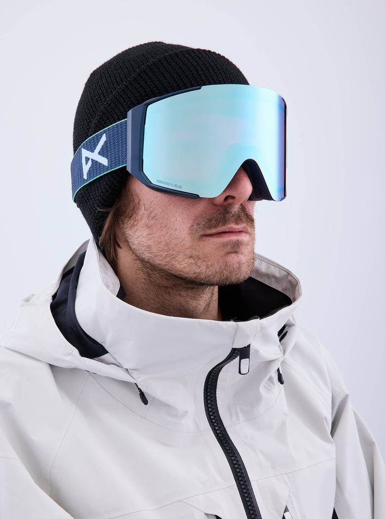 Lunette Ski Burton Anon Sync Goggles + Bonus Lens Homme Bleu Marine Bleu Rose | 631789-XRN