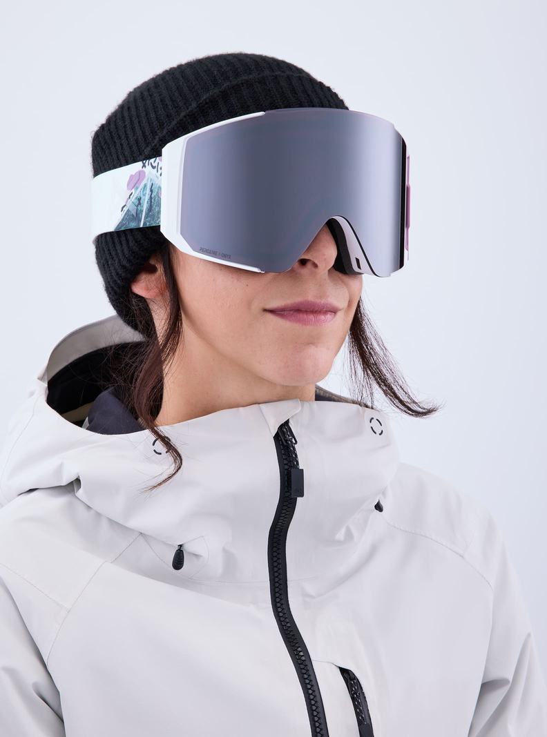 Lunette Ski Burton Anon Sync Goggles + Bonus Lens Femme Orange Noir Violette | 879342-IGR