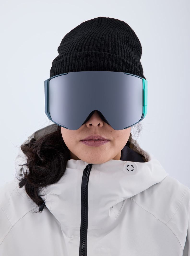 Lunette Ski Burton Anon Sync Low Bridge Fit Goggles + Bonus Lens Femme Orange Noir Violette | 105328-YLS