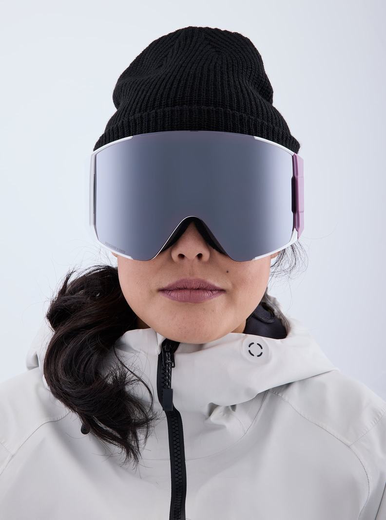 Lunette Ski Burton Anon Sync Low Bridge Fit Goggles + Bonus Lens Femme Orange Noir Violette | 128374-BPJ