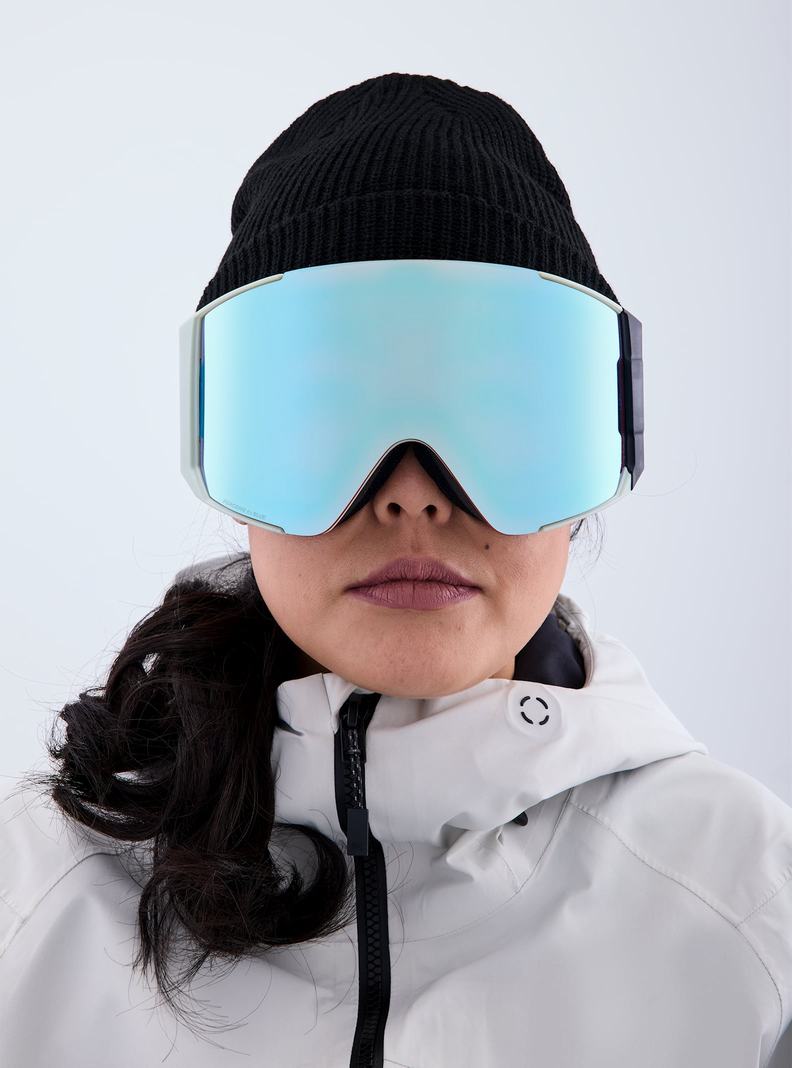 Lunette Ski Burton Anon Sync Low Bridge Fit Goggles + Bonus Lens Femme Bleu Rose | 518362-EXG