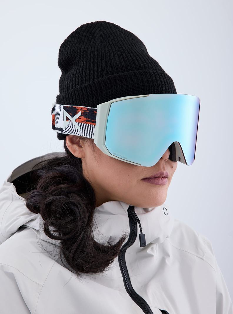 Lunette Ski Burton Anon Sync Low Bridge Fit Goggles + Bonus Lens Femme Bleu Rose | 518362-EXG