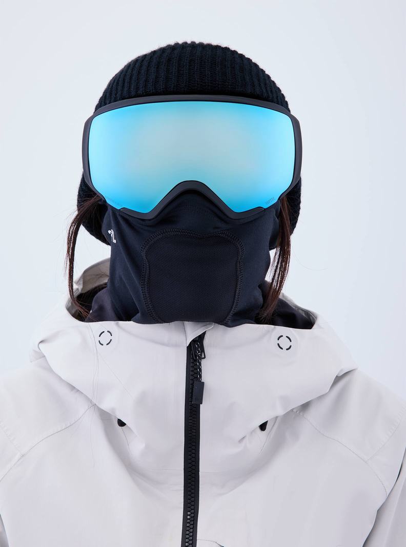 Lunette Ski Burton Anon WM1 Goggles + Bonus Lens + MFI® Face Mask Homme Noir Bleu Rose | 428039-NEH