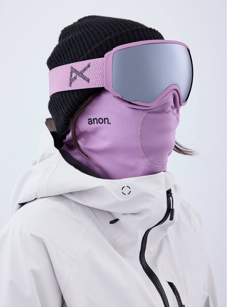 Lunette Ski Burton Anon WM1 Goggles + Bonus Lens + MFI® Face Mask Femme Violette Orange Noir | 827514-QAY