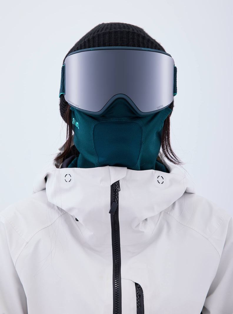 Lunette Ski Burton Anon WM3 Goggles + Bonus Lens + MFI® Face Mask Femme Orange Noir Violette | 189602-EUG