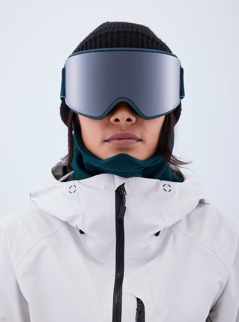 Lunette Ski Burton Anon WM3 Goggles + Bonus Lens + MFI® Face Mask Femme Orange Noir Violette | 189602-EUG
