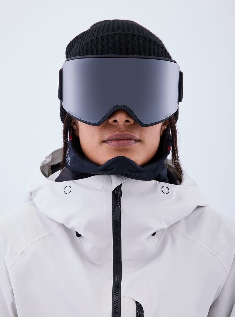 Lunette Ski Burton Anon WM3 Goggles + Bonus Lens + MFI® Face Mask Femme Orange Noir Violette | 416287-ETM