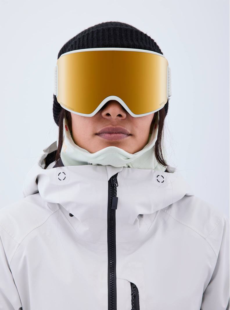 Lunette Ski Burton Anon WM3 Goggles + Bonus Lens + MFI® Face Mask Femme Orange | 429157-FWB