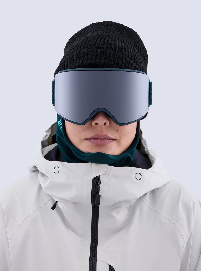 Lunette Ski Burton Anon WM3 Low Bridge Fit Goggles + Bonus Lens + MFI® Face Mask Femme Orange Noir Violette | 418537-EJG