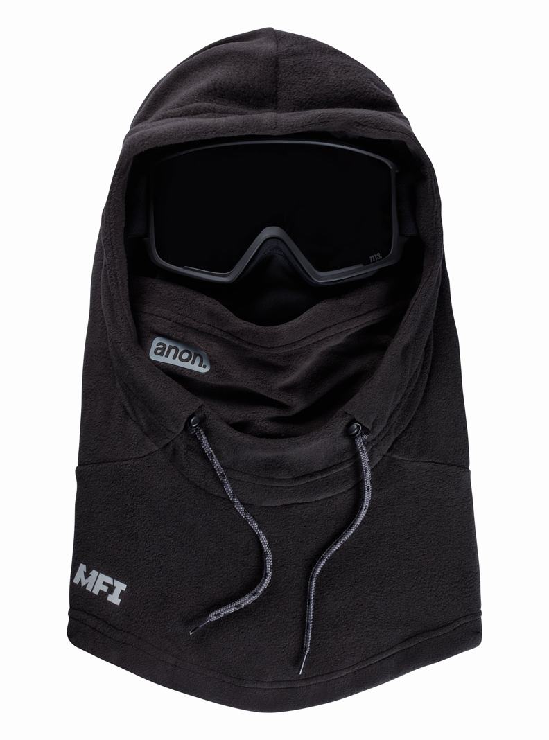 Masque Burton Anon MFI® Fleece Helmet Hood Homme Noir | 638412-LWX