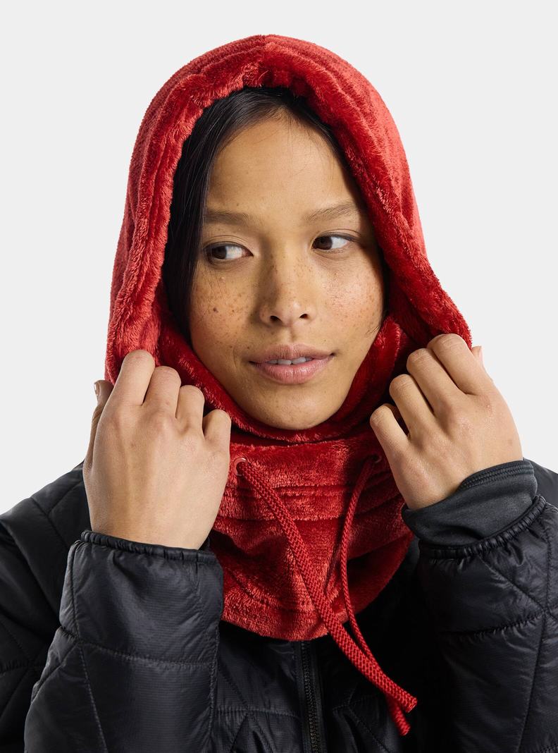 Masque Burton Cora Hood Femme Orange Rose | 640257-CEV