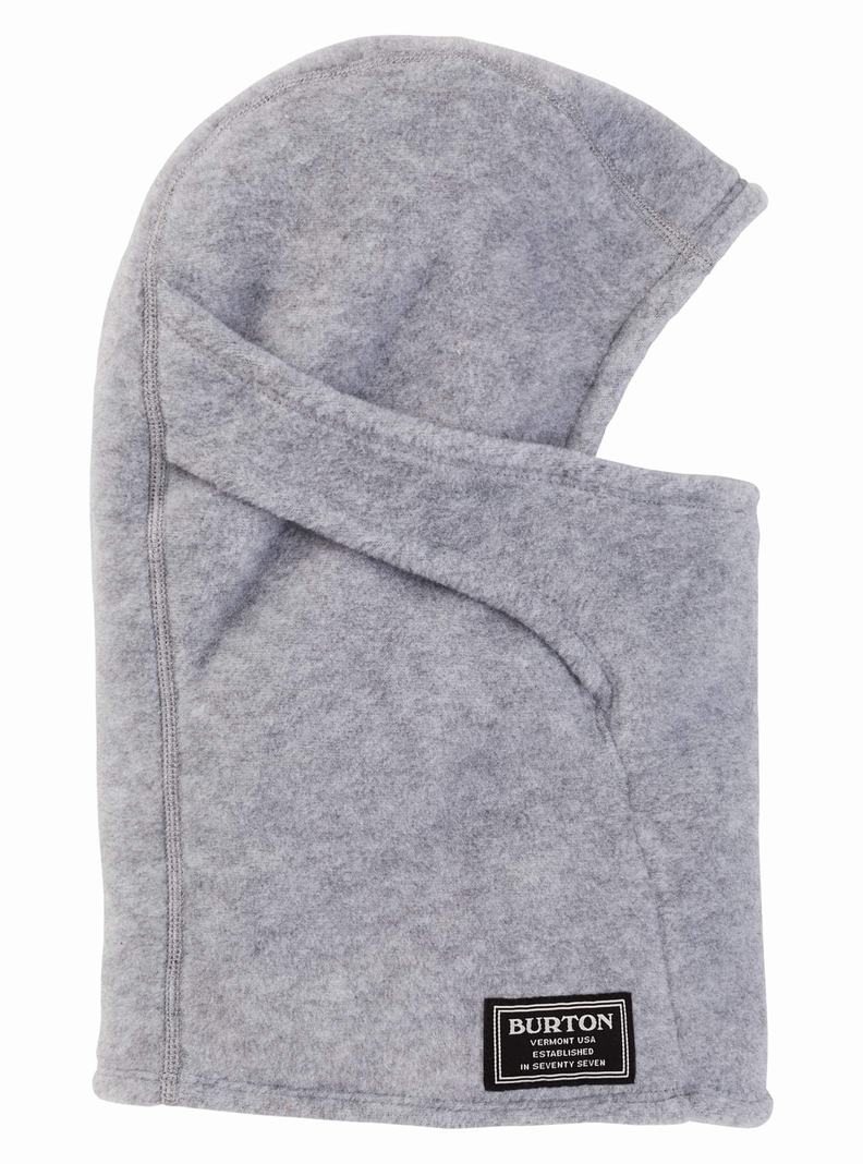 Masque Burton Ember Fleece Balaclava Femme Grise | 473108-MHK