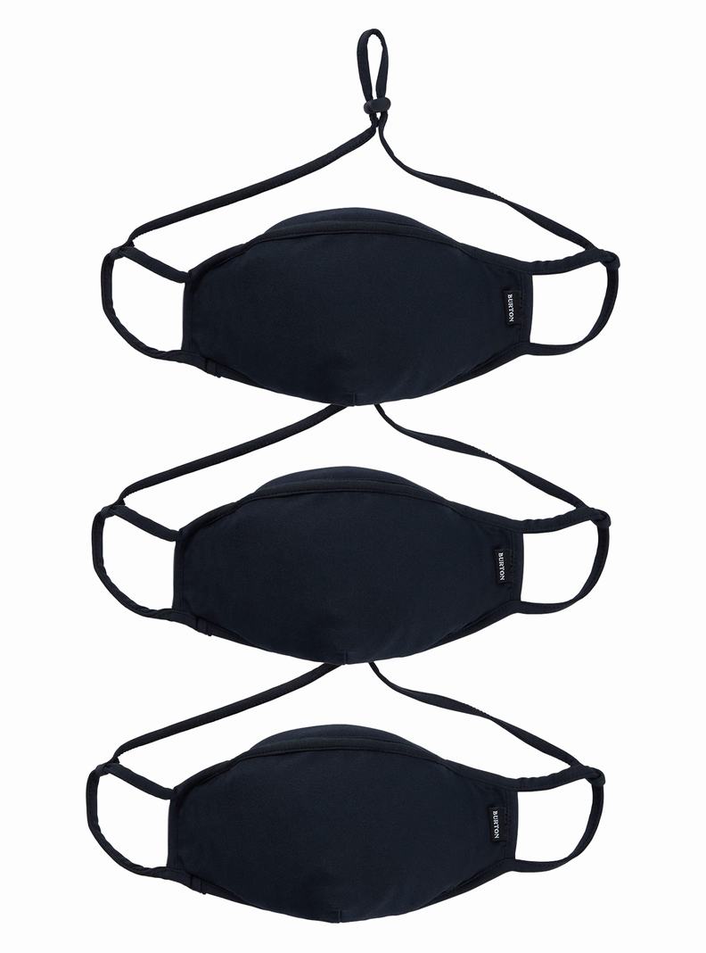 Masque Burton Wicking 3-Pack Homme Noir | 904865-ERP