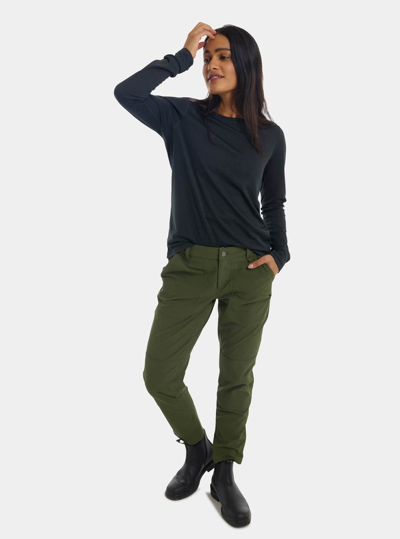 Pantalon Burton Multipath Utility Femme Vert | 542068-NLF