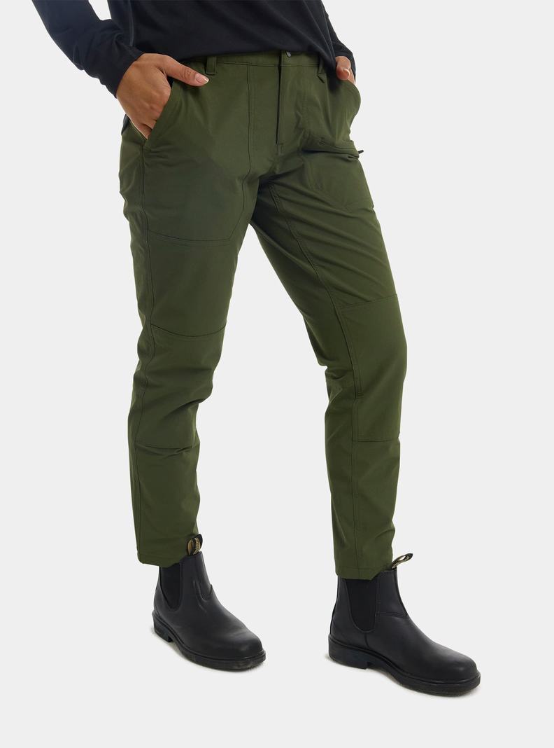 Pantalon Burton Multipath Utility Femme Vert | 542068-NLF