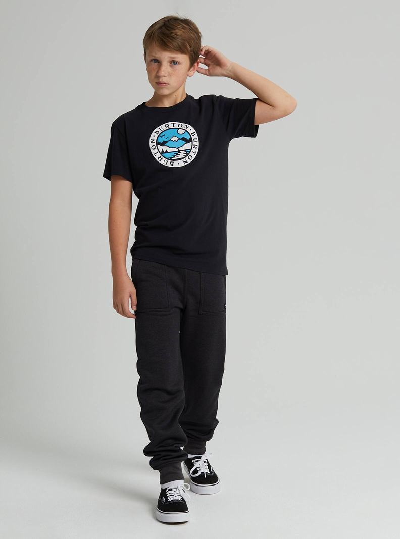 Pantalon Burton Oak Fleece Enfant Noir | 068254-KOP