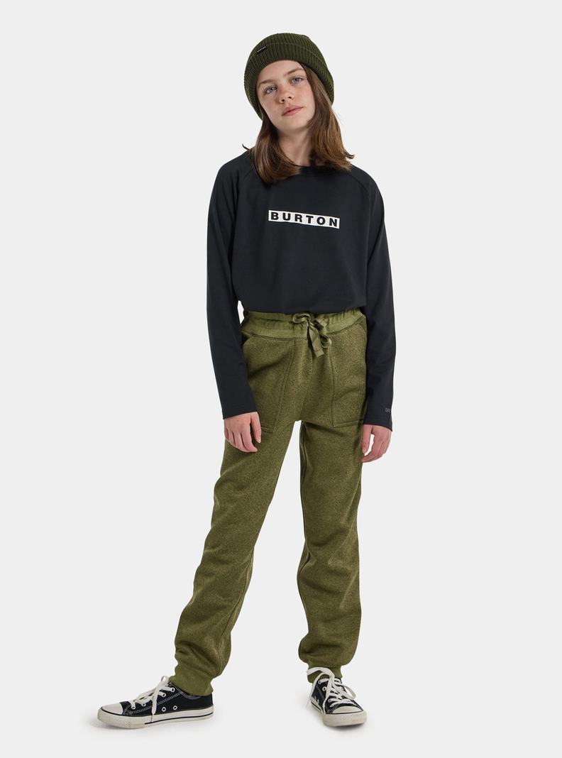 Pantalon Burton Oak Fleece Enfant Vert Olive | 804217-UNF