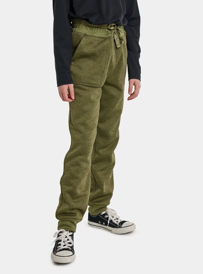 Pantalon Burton Oak Fleece Enfant Vert Olive | 804217-UNF