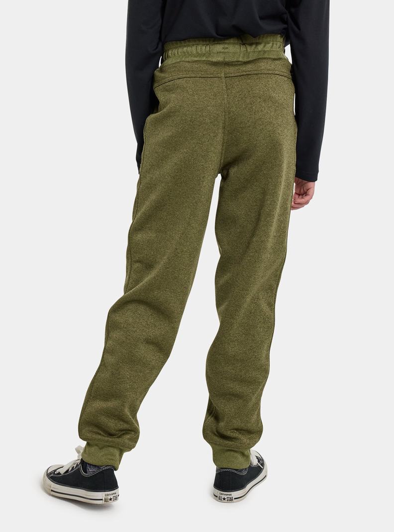 Pantalon Burton Oak Fleece Enfant Vert Olive | 804217-UNF