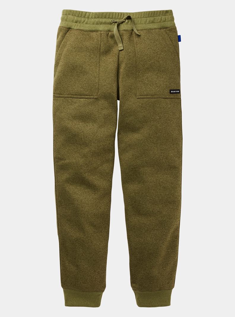 Pantalon Burton Oak Fleece Enfant Vert Olive | 804217-UNF