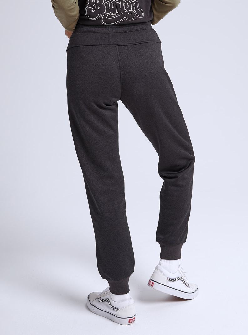 Pantalon Burton Oak Fleece Femme Noir | 546709-BWP
