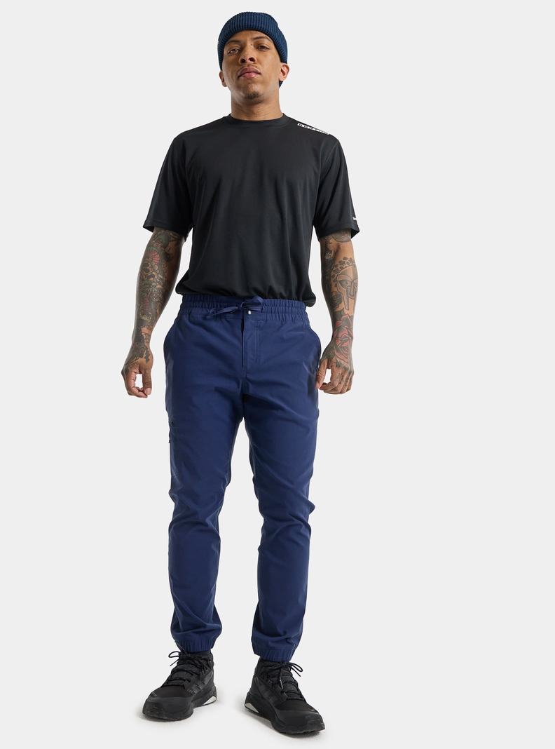 Pantalon Burton Ridge Jogger Homme Bleu | 509128-HBE