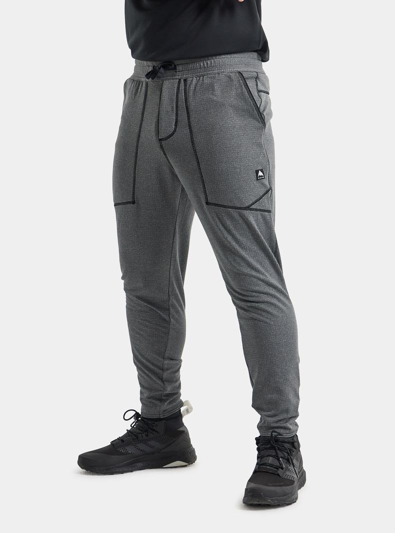 Pantalon Burton Stockrun Grid Homme Noir | 138096-CIG