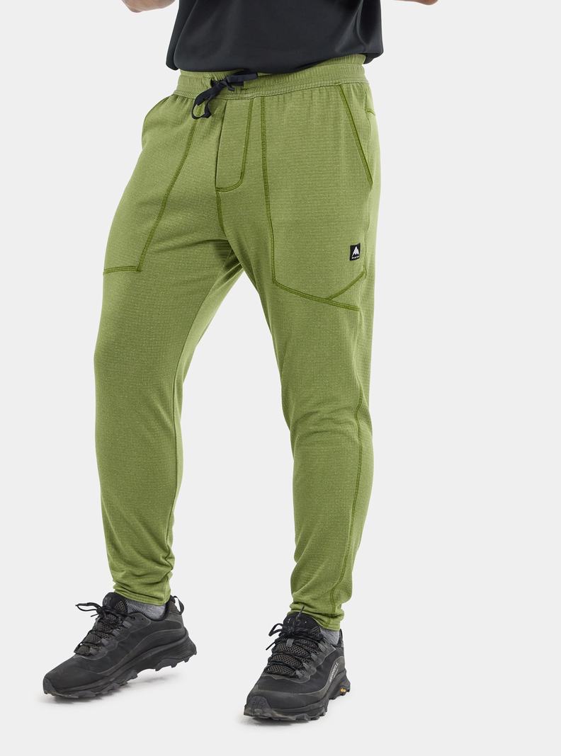 Pantalon Burton Stockrun Grid Homme Vert | 984250-ZOW