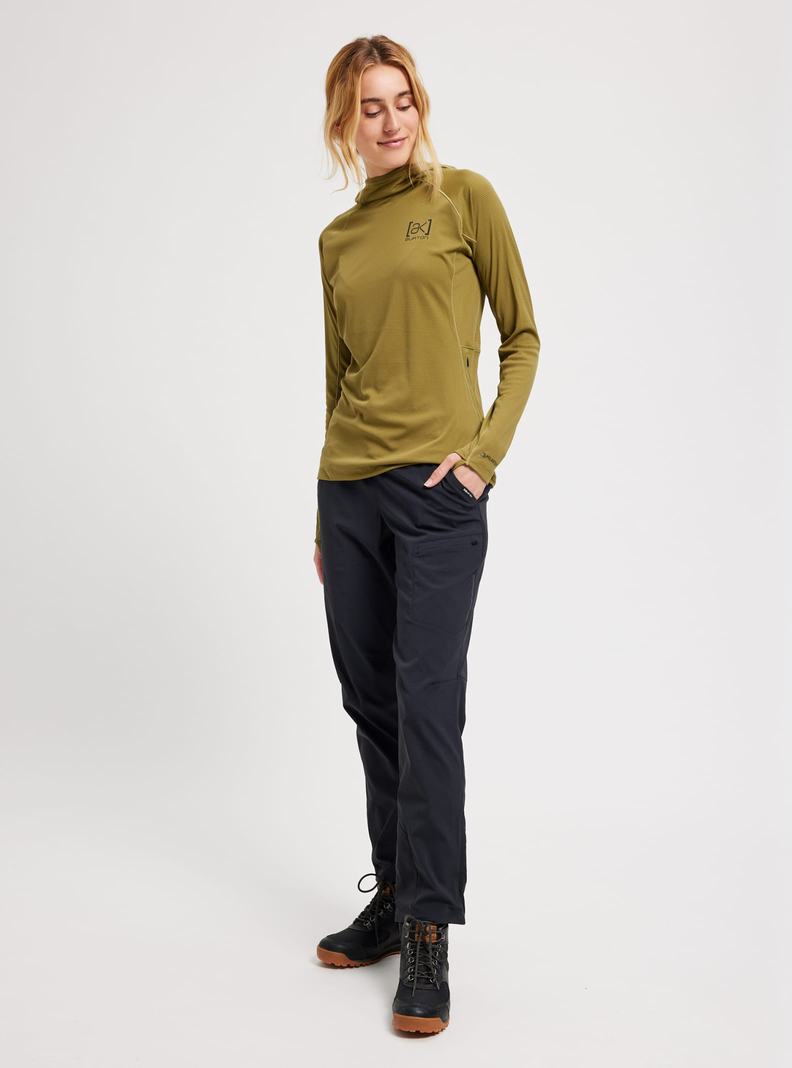 Pantalon Burton [ak] Airpin Femme Noir | 092864-ESO