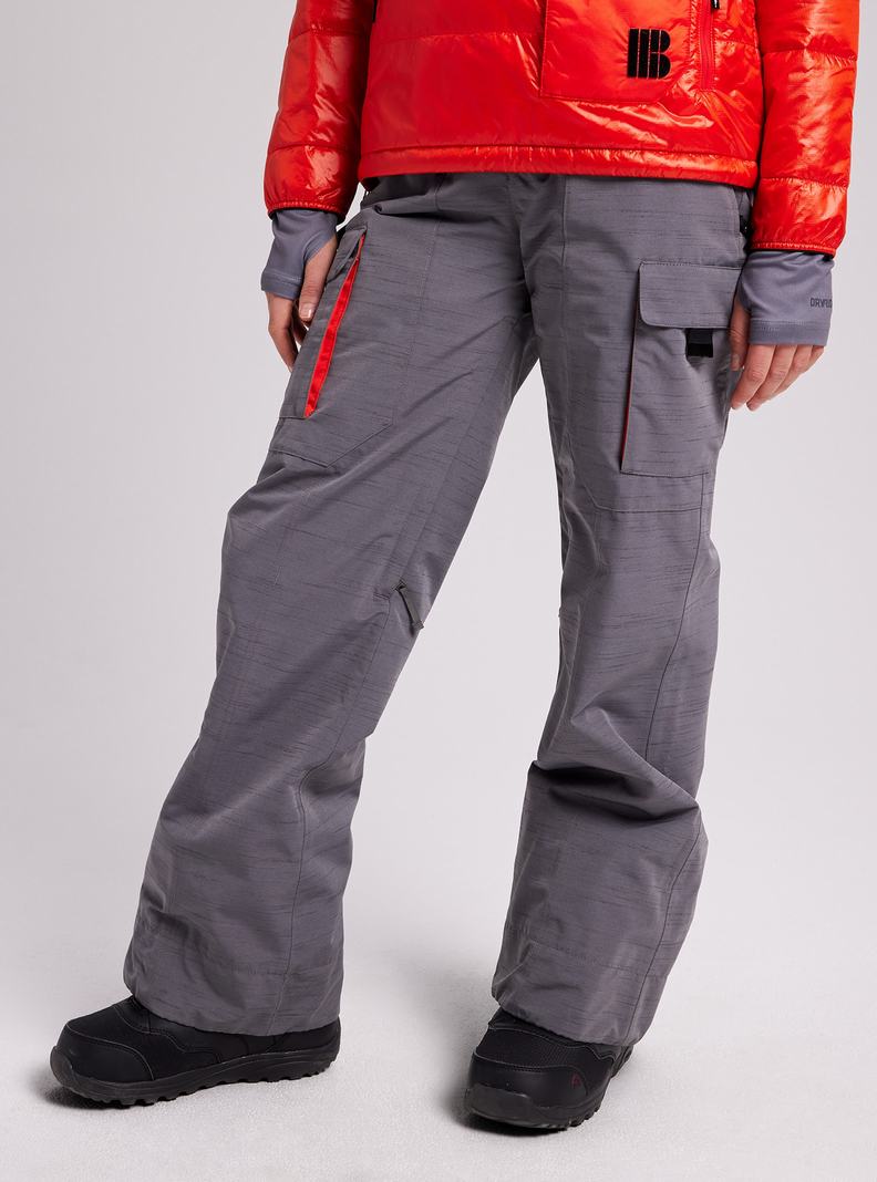 Pantalon Snowboard Burton Amora Femme Grise | 956240-KXF