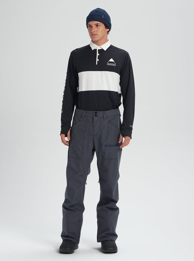 Pantalon Snowboard Burton Covert 2L Homme Grise Foncé | 871954-BUD