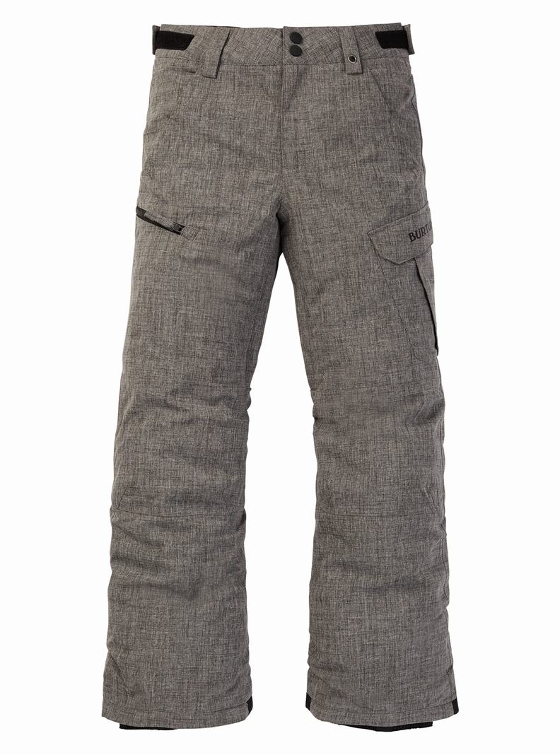 Pantalon Snowboard Burton Exile 2L Cargo Enfant Grise | 386917-QTM
