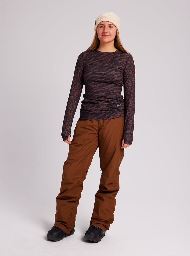 Pantalon Snowboard Burton GORE-TEX Powline Insulated Femme Marron | 630874-AQY