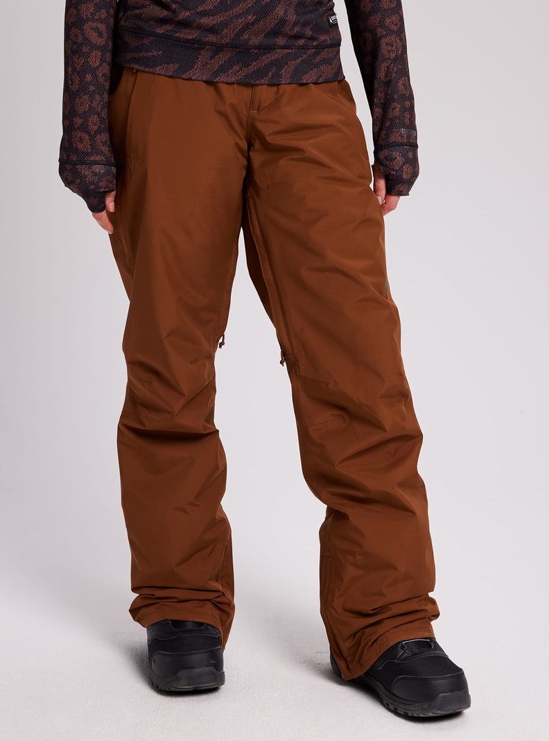 Pantalon Snowboard Burton GORE-TEX Powline Insulated Femme Marron | 630874-AQY