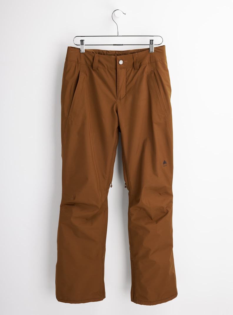 Pantalon Snowboard Burton GORE-TEX Powline Insulated Femme Marron | 630874-AQY