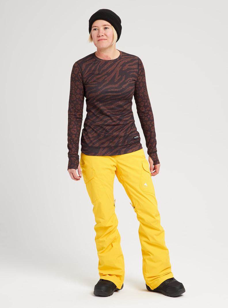 Pantalon Snowboard Burton GORE‑TEX Gloria Femme Jaune | 145063-DHI