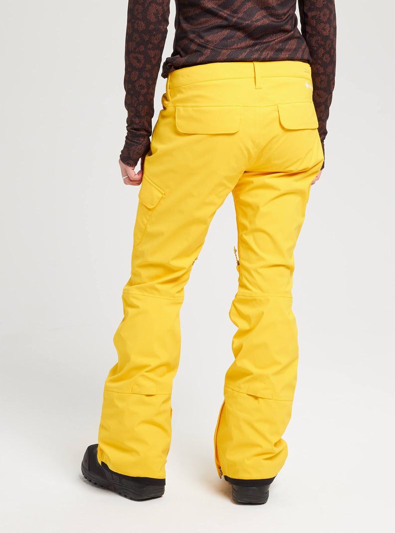 Pantalon Snowboard Burton GORE‑TEX Gloria Femme Jaune | 145063-DHI