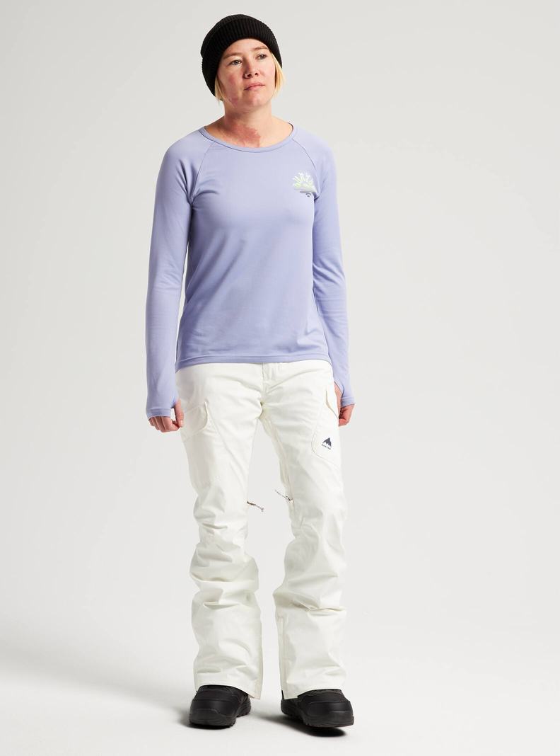Pantalon Snowboard Burton GORE‑TEX Gloria Femme Blanche | 286105-YRJ