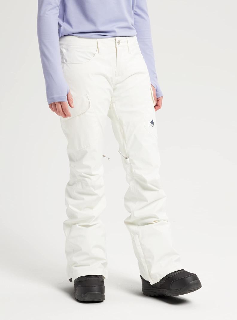 Pantalon Snowboard Burton GORE‑TEX Gloria Femme Blanche | 286105-YRJ