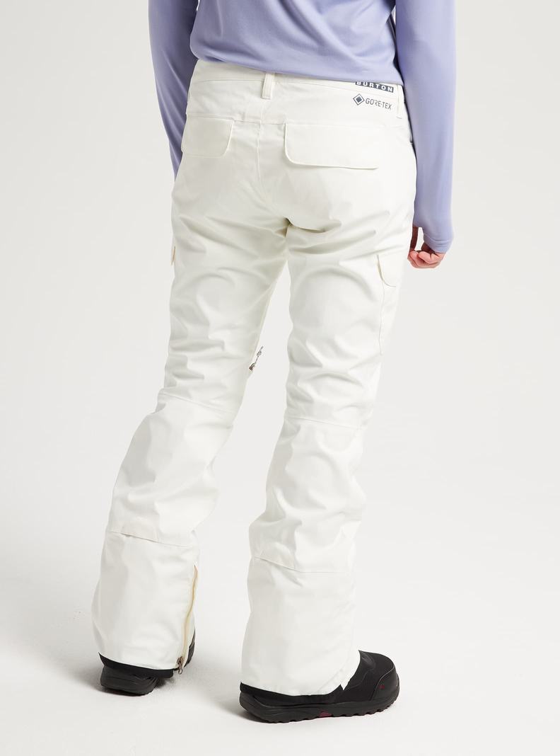 Pantalon Snowboard Burton GORE‑TEX Gloria Femme Blanche | 286105-YRJ