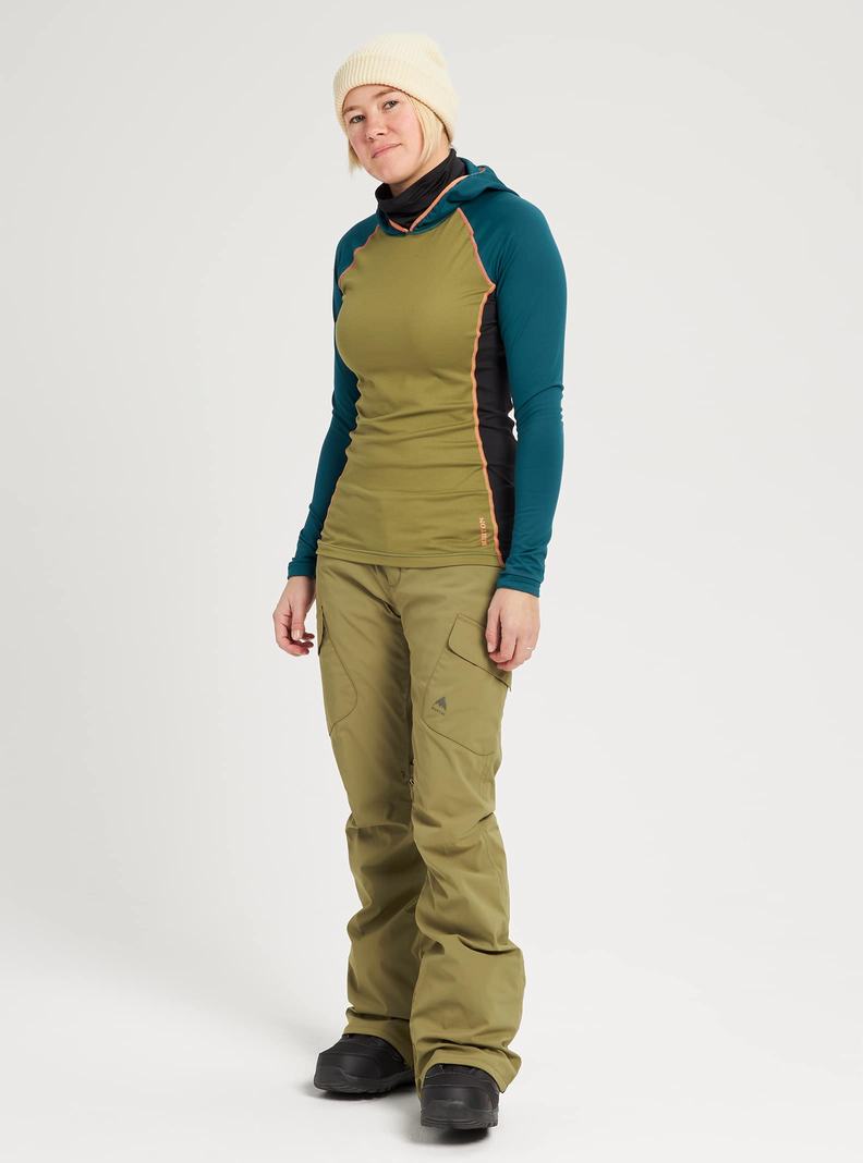 Pantalon Snowboard Burton GORE‑TEX Gloria Femme Vert Olive | 651208-NRV