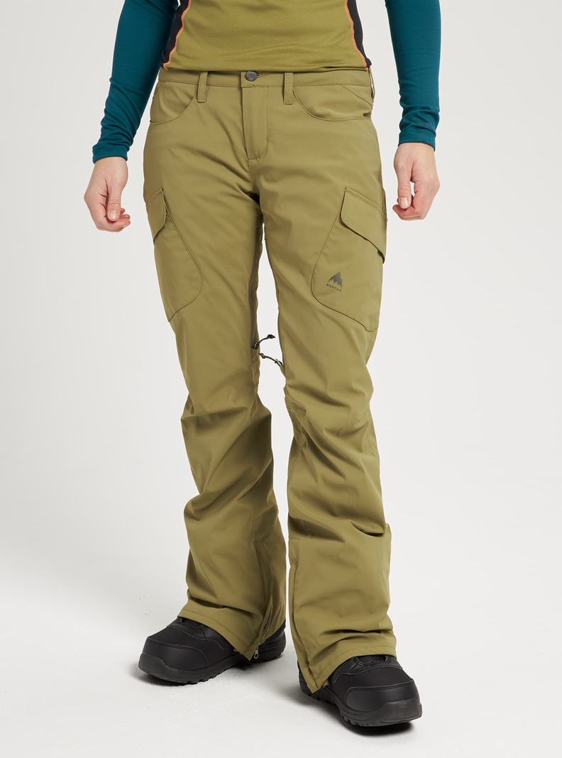 Pantalon Snowboard Burton GORE‑TEX Gloria Femme Vert Olive | 651208-NRV