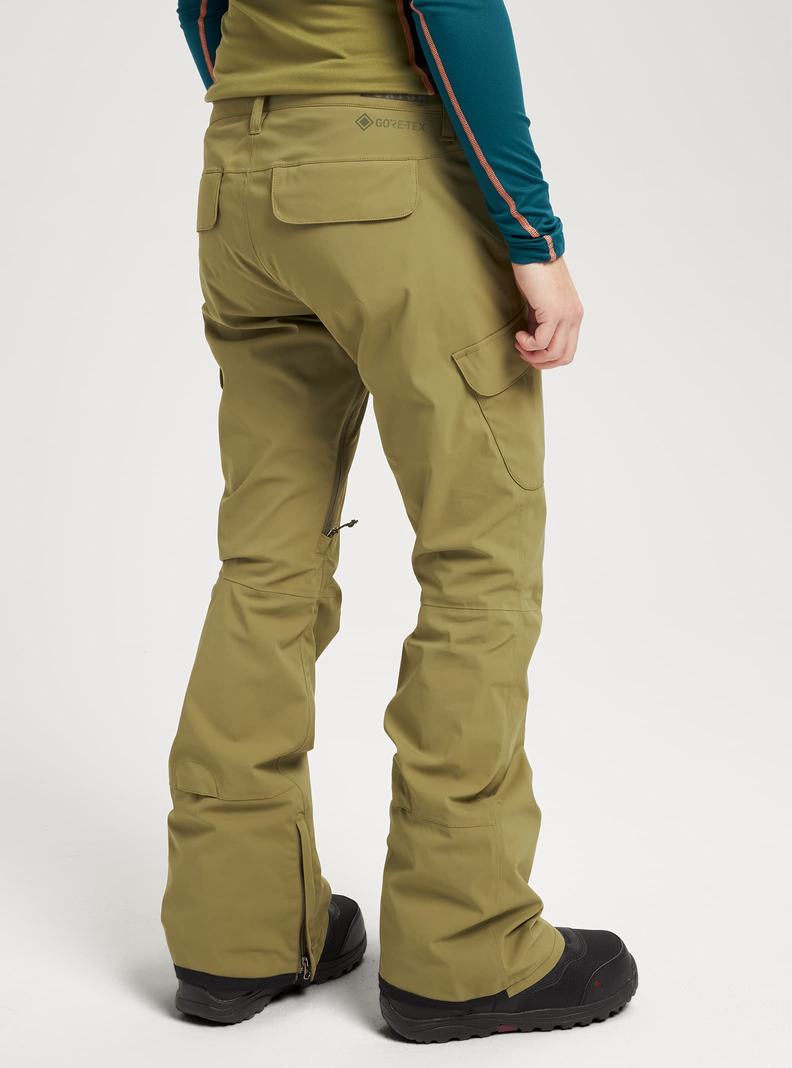 Pantalon Snowboard Burton GORE‑TEX Gloria Femme Vert Olive | 651208-NRV