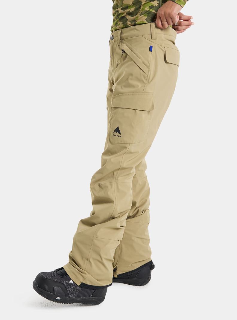 Pantalon Snowboard Burton Gloria GORE-TEX 2L Femme Kaki | 157490-GYK