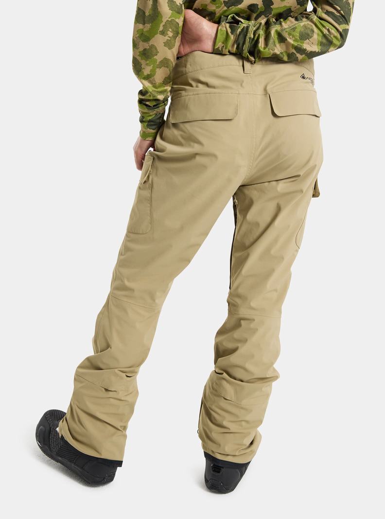 Pantalon Snowboard Burton Gloria GORE-TEX 2L Femme Kaki | 157490-GYK