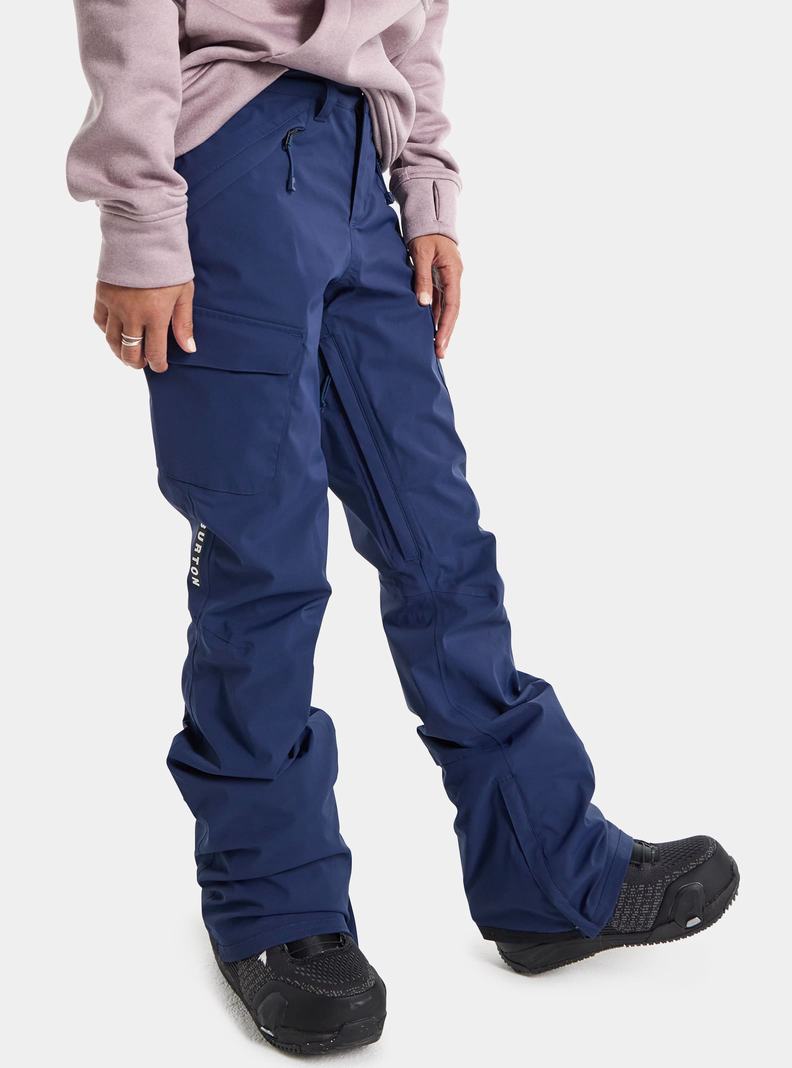 Pantalon Snowboard Burton Gloria GORE-TEX 2L (Alti) Femme Bleu | 259081-CMG