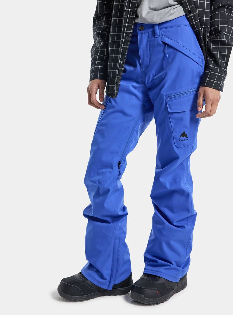 Pantalon Snowboard Burton Gloria Stretch 2L Femme Bleu | 165347-DJW