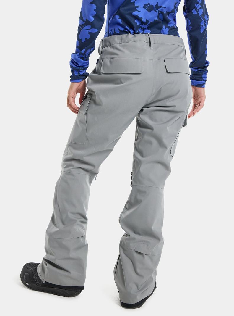 Pantalon Snowboard Burton Gloria Stretch 2L Femme Grise | 425307-TRK