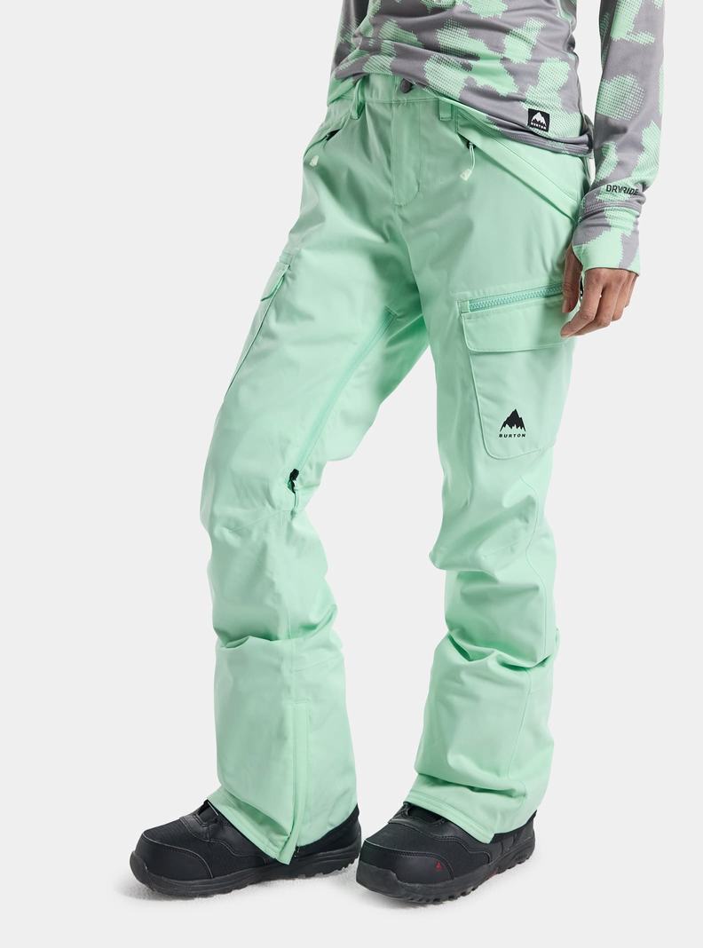 Pantalon Snowboard Burton Gloria Stretch 2L Femme Vert | 720934-EFJ